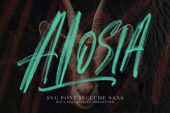 Alosia: A Review for Those Who Need a Font to Make a Statement