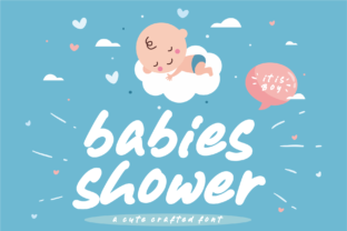 Babies Shower: A Playful Font for Editorial Projects