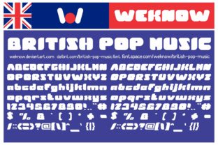 British Pop Music Font: Adding Bold Character to Digital Branding
