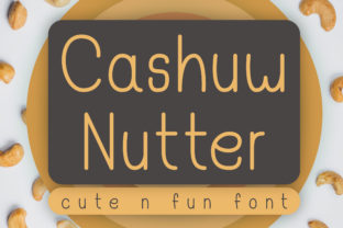 Cashuw Nutter: The Playful Font for Engaging Digital Content