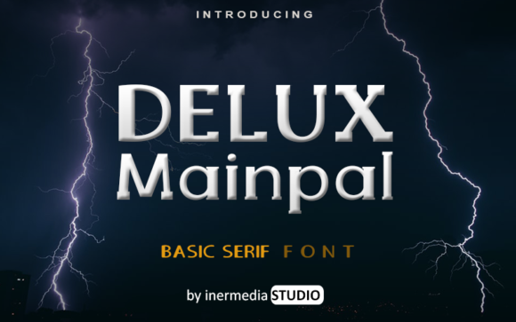 Delux Mainpal: A Distinct Display Font for Digital Designers
