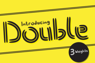 Double: A Casual and Fun Font for Digital Design