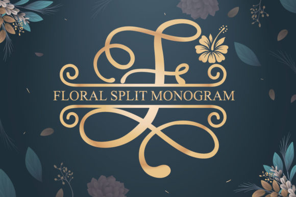 Floral Split: A Display Font for Making Beautiful Things