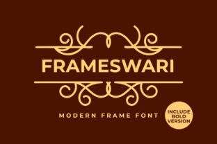 Frameswari: A Dingbats Font Designed to Frame Your Marketing Story