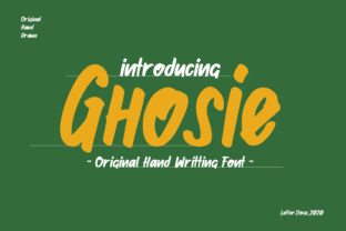 Ghosie: The Friendly Handwritten Font for Digital Marketing