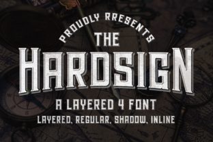 Hardsign: The Elegant Display Typeface for Your Craft Projects