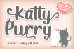Katty Purry: A Font That Brings a Handwritten Touch to Editorial Design