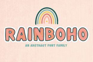 Rainboho: A Display Font for Modern Editorial Personality