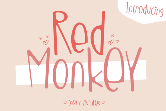 Red Monkey Font: A Casual Display Typeface for Campaign Creatives