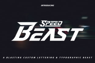Speed Beast: A Display Font Built for Impact