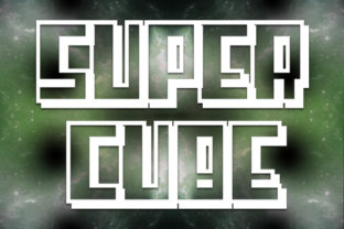 Super Cube: A Display Font Built for Joyful Reading