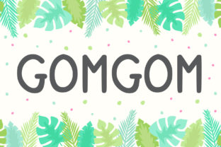 Using Gomgom Font for Elegant Branding Projects